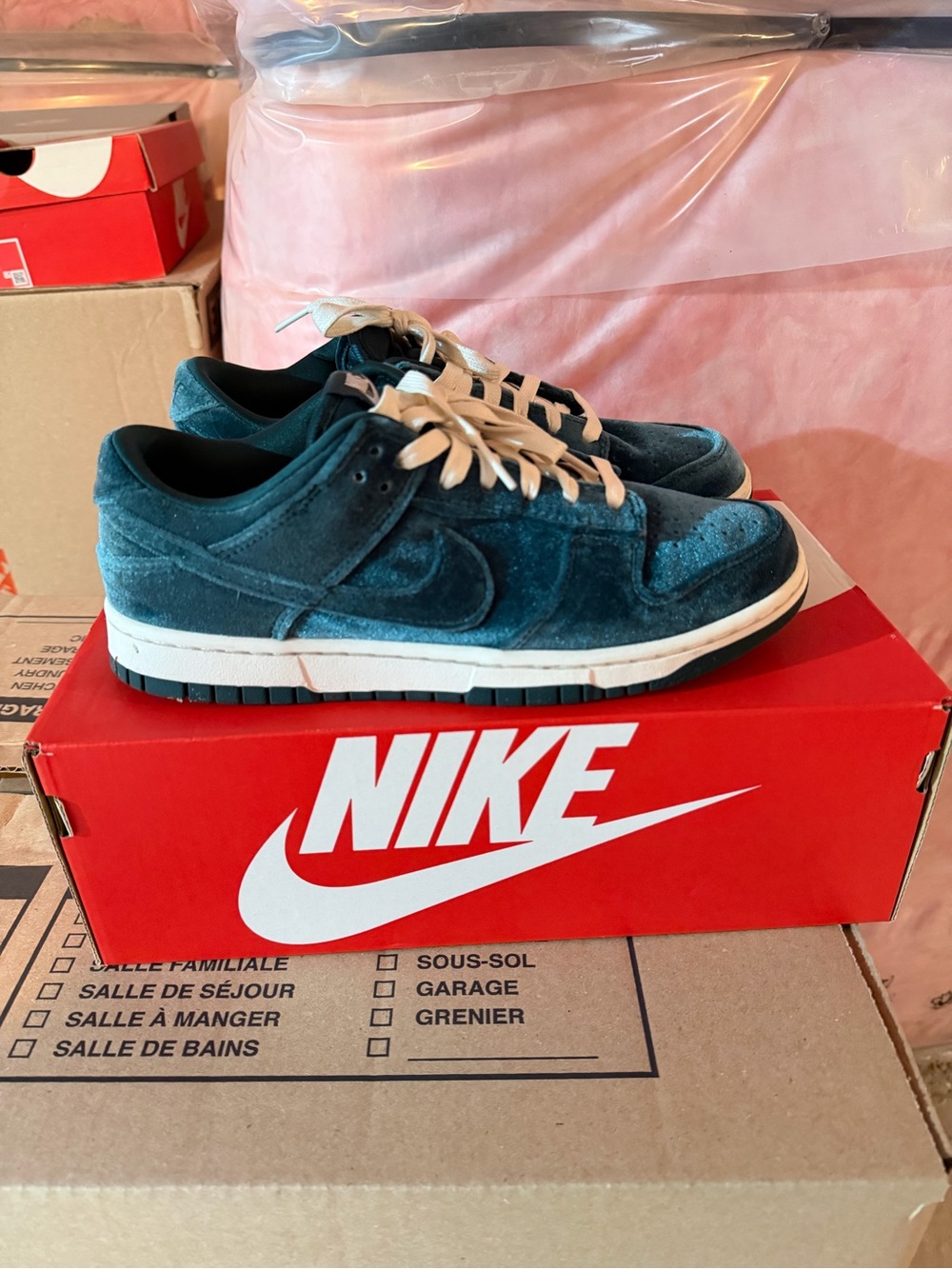 Nike Women’s Low Top Dunks in Velvet Teal
